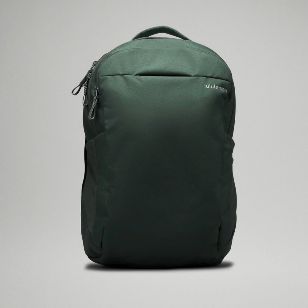 Lululemon Triple-Zip Backpack 28L in Legacy Green/Grey Eucalyptus